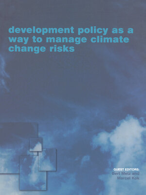 cover image of Development Policy as a Way to Manage Climate Change Risks